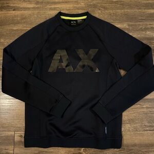 Armani Exchange Black Men’s Crewneck Sweatshirt Size Small - barely used